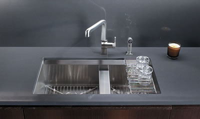 AGS Services features premium Kohler bath and kitchen fixtures. 603-428-7990